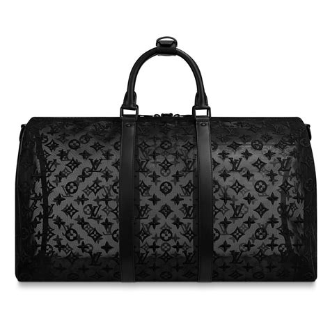 louis vuitton see through duffle bag|louis vuitton duffle bag suitcase.